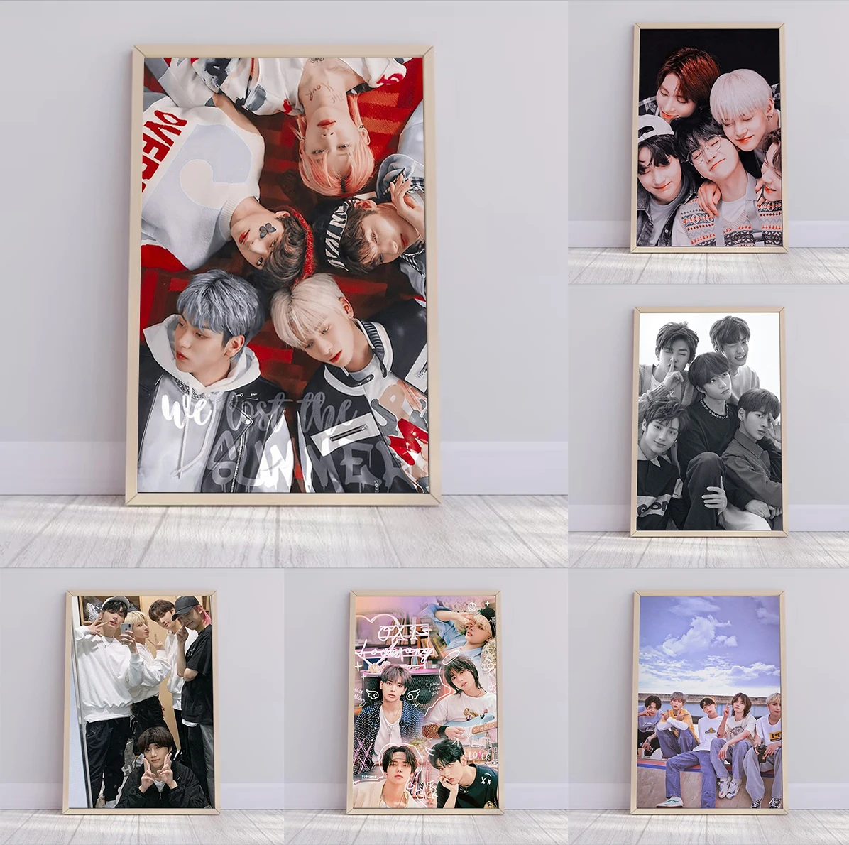 

Kpop TXT Paintings for Bedroom Home Decoration Wall Decoration Painting on Canvas Decor for Room Decors Aesthetic Pinterest Art