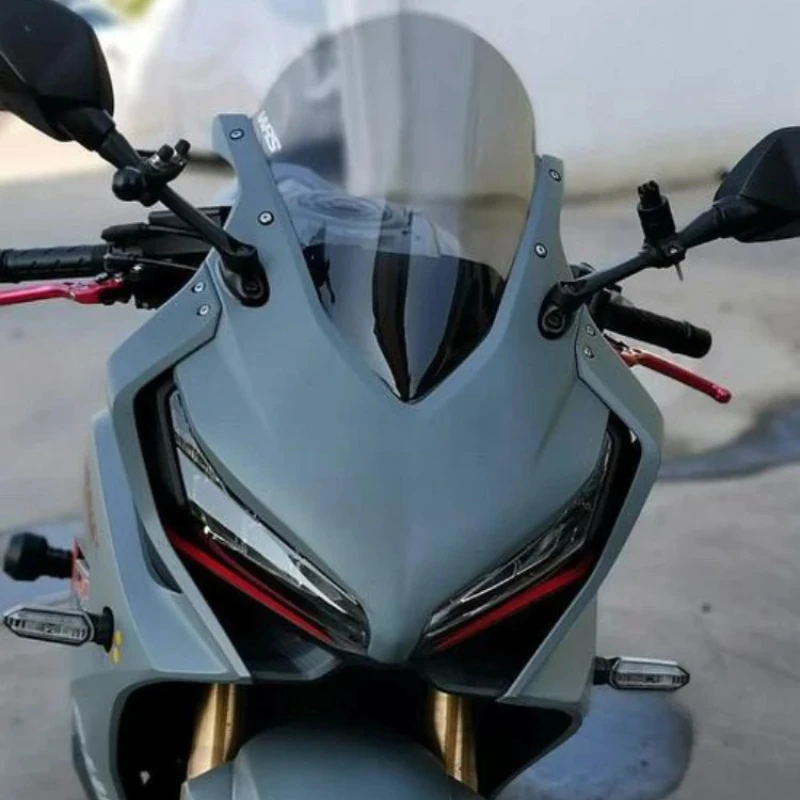 

Новинка для Honda CBR650R CBR 650R 2019 2020 2021 2022 2023, усиление мотоцикла, приподнятое лобовое стекло, ветровое стекло, черные, серые детали