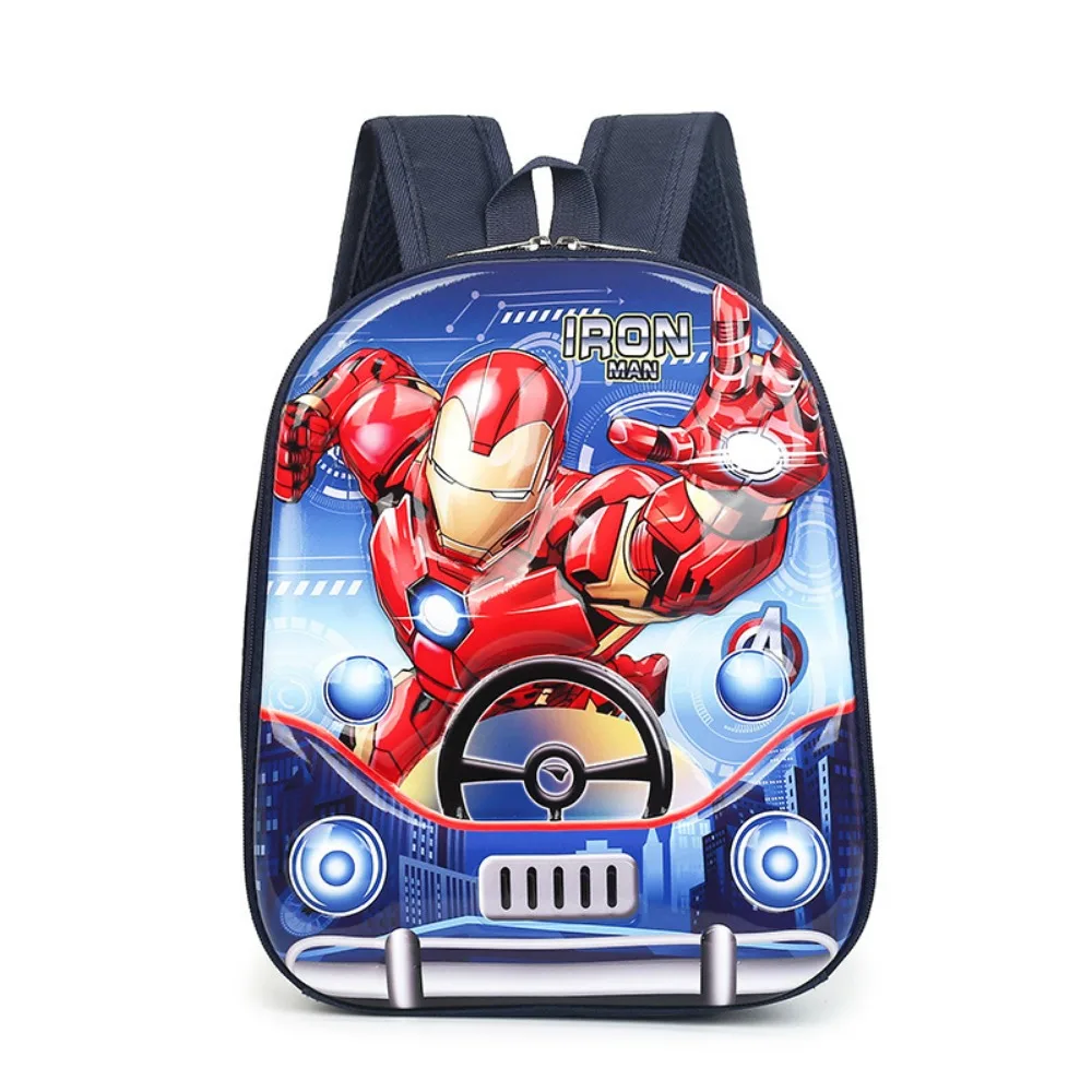 Marvel Captain America Kids Backpacks 3D Hard Shell Fashionable Trendy Styles Comfortable Convenient Large Capacity Backpacks