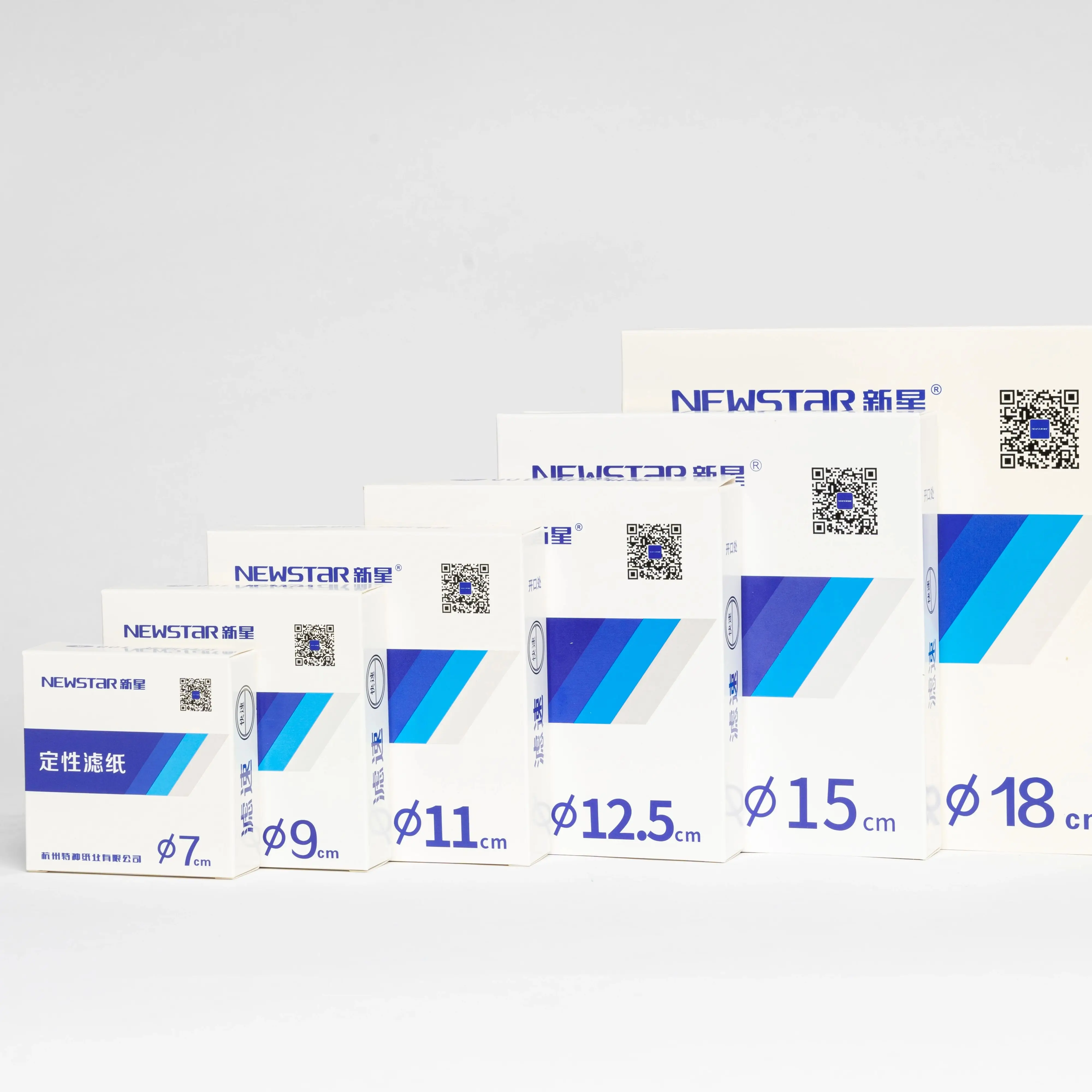 101 Fast Speed Lab Qualitatives Filterpapier 7 cm 9 cm 11 cm 12,5 cm 15 cm für chemische Analyse Laborefiltration 100 Stück/Packung