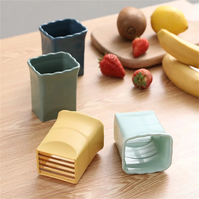 1PC Cup Slicer Potato French Fries Cutter Making Tool Slicing Fruit Strawberry Grape Vegetable Shredder Kitchen Utility Gadgets - view 2