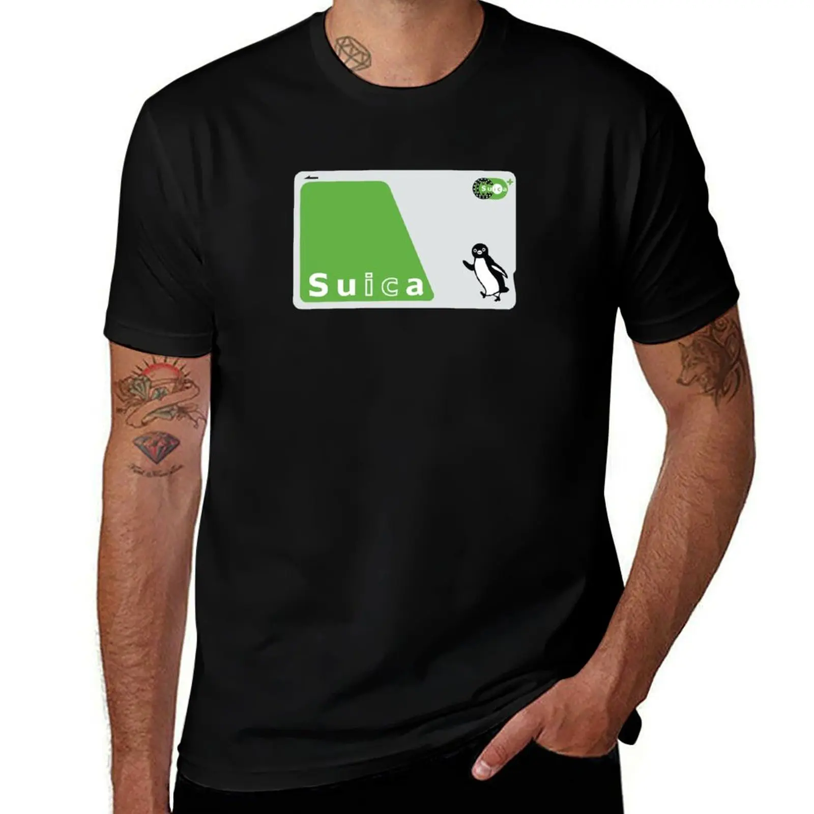 Suica Card T-Shirt customizeds graphic t shirts custom t shirt mens fashion