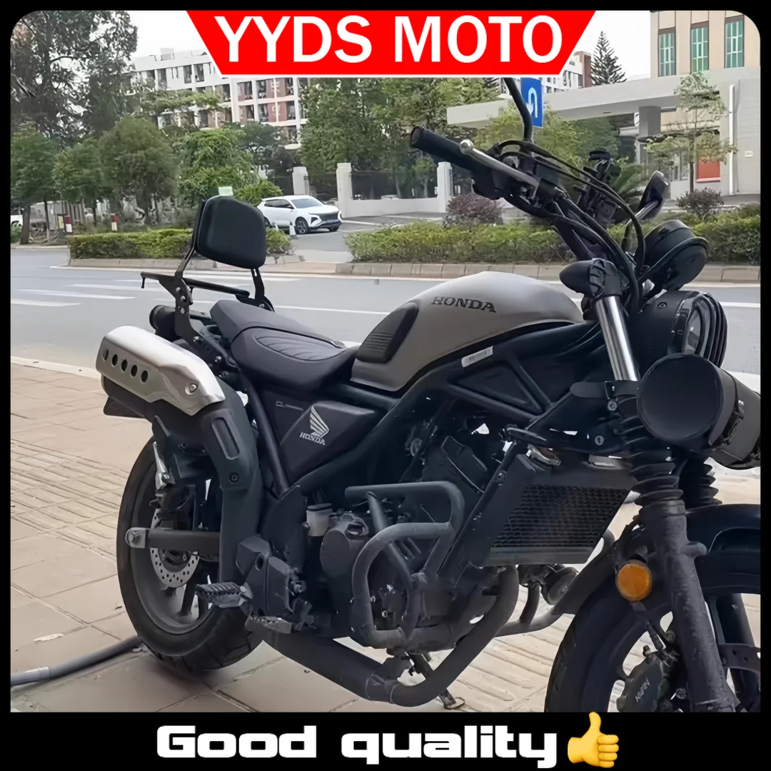 

For Honda CL300 and CL500, this product includes a modification kit with a rack, backrest, luggage rack, and tail rack cushion.