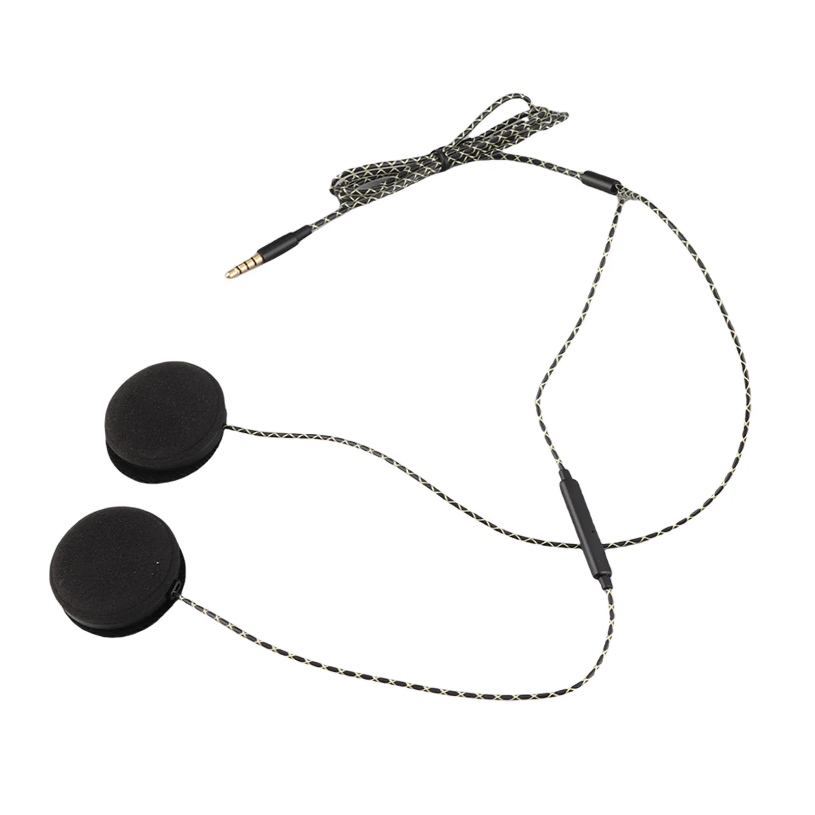 1Pcs Motorcycle Helmet Headset Headphone Speakers for Ios Android MP3 computer and other 3.5 interface audio equipment
