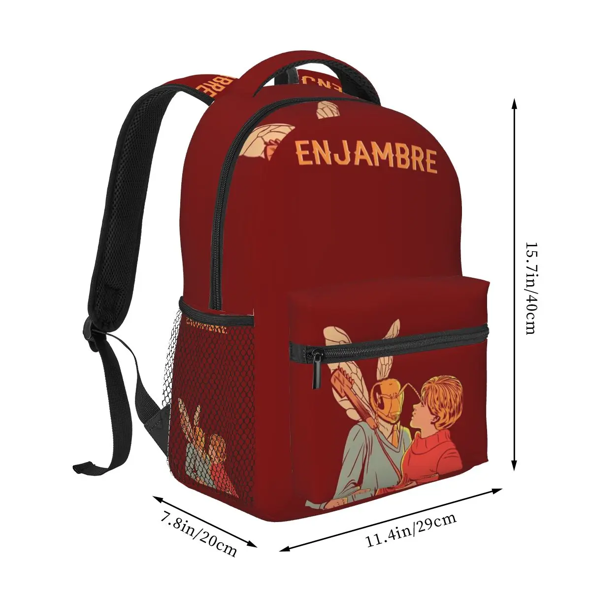 Enjambre Band Merch Backpack Student Boys Girls BookBag Kids School Bag Computer Shoulder Bags for Men Women