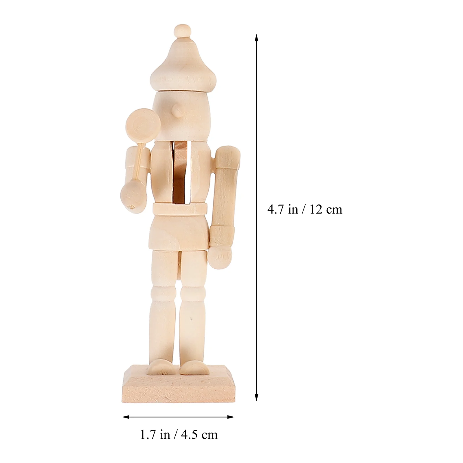 3 Pcs Nutcracker Figures Puppets Outdoor Toys Soldier Statue Christmas Decor Santa Ornaments