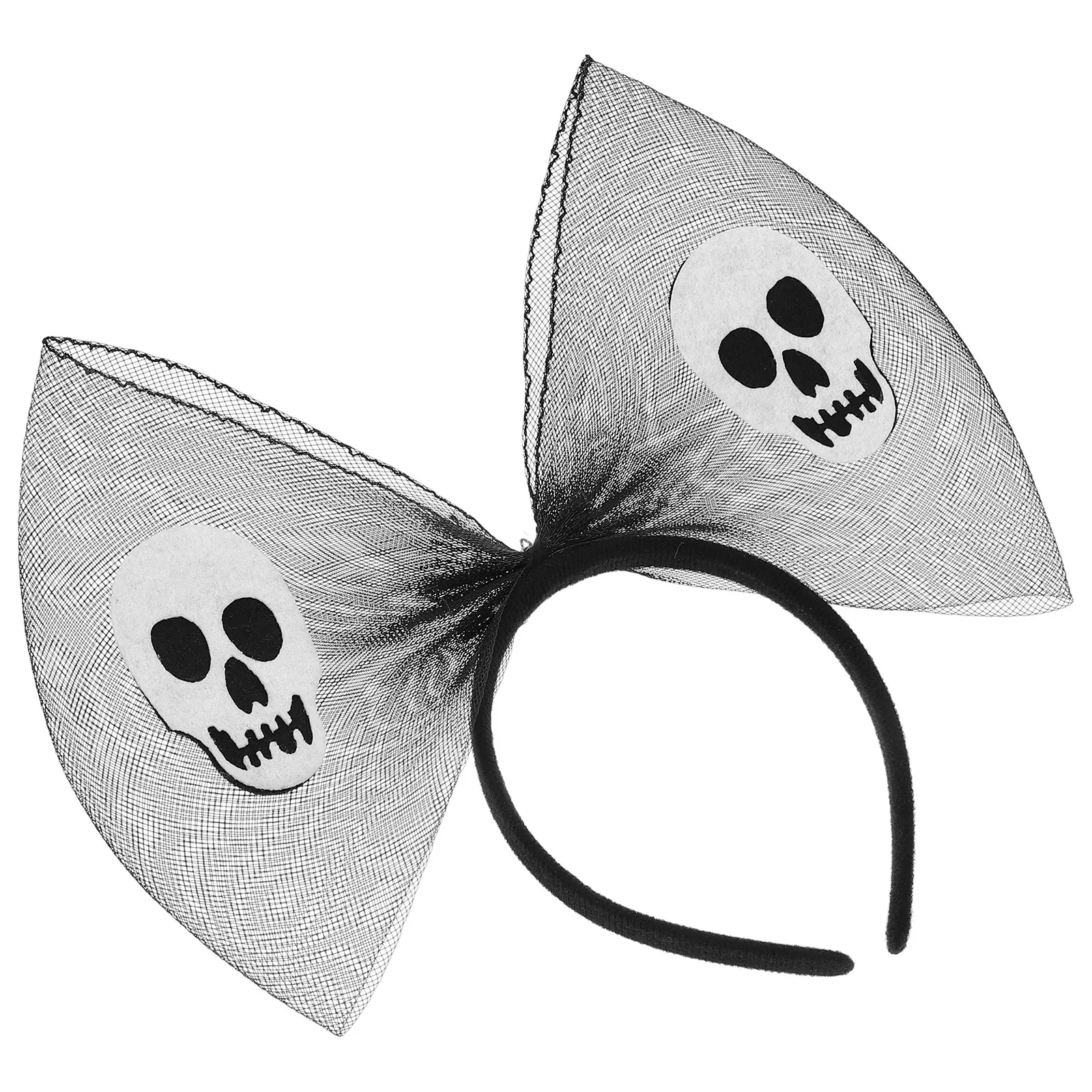 Halloween Headband Bow Hair Band for Adults Carnival Party Cosplay Theme Costume Festival Decoration Stylish Eye Catching Chic