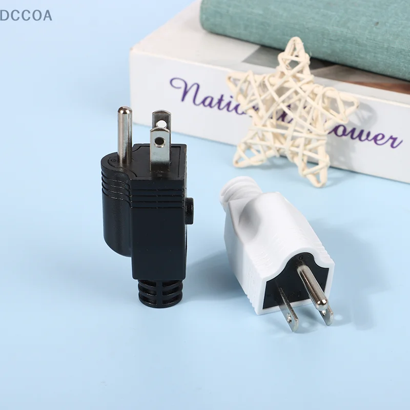 American Detachable Plug American 3 Pin 15A AC Electrical Power Male Plug Adapter Wire Rewireable Extension Cord Connector