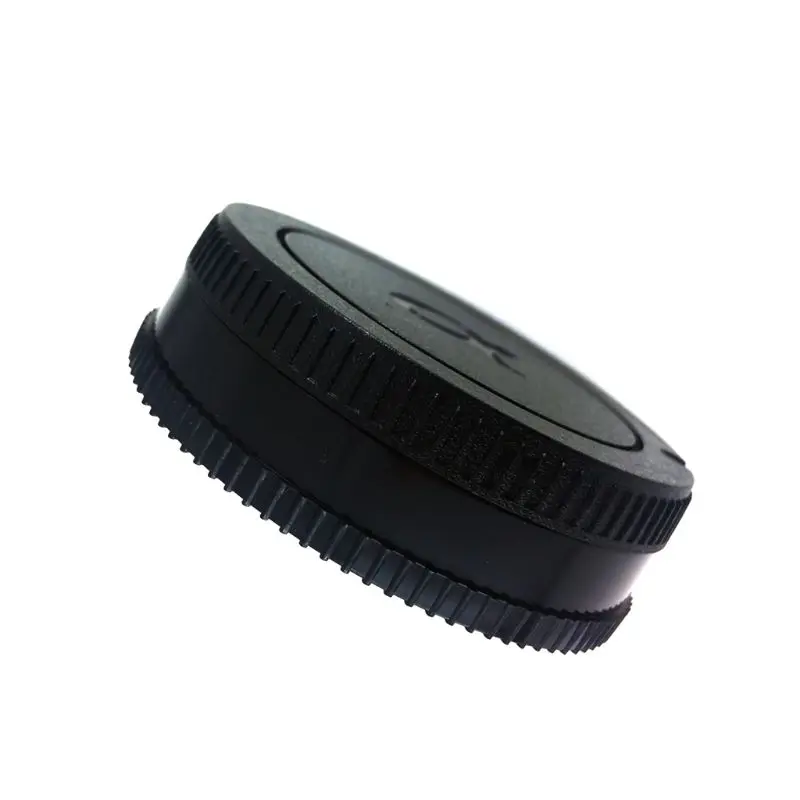 สีดำฝาครอบตัวกล้องและฝาครอบเลนส์ด้านหลังสำหรับ Minolta DSLR Mount อุปกรณ์เสริมกล้อง