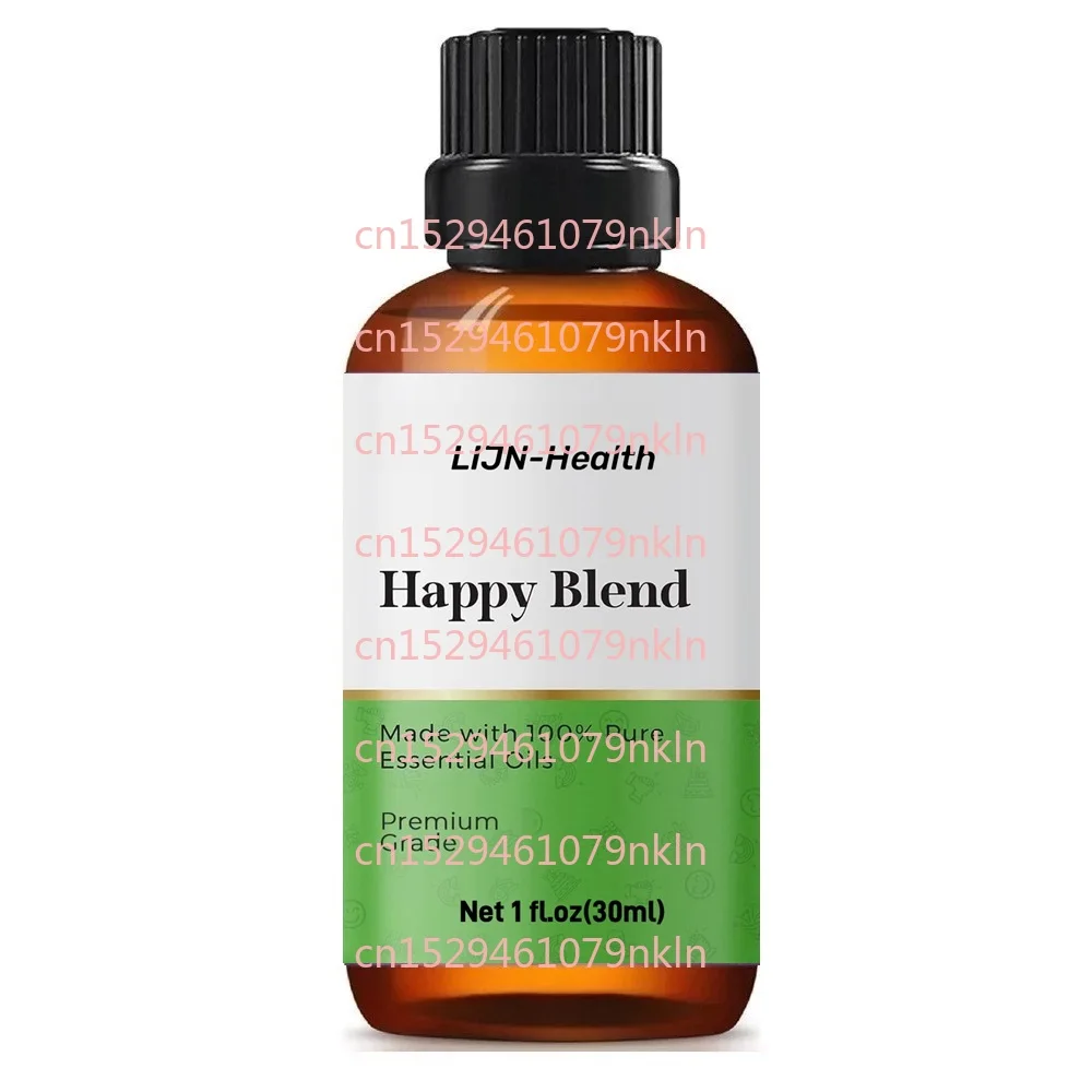 Happy Essential Oil Blend Premium Grade Oil Blend for Positivity, Stress Relief Grapefruit, Patchouli, Lemon 1oz