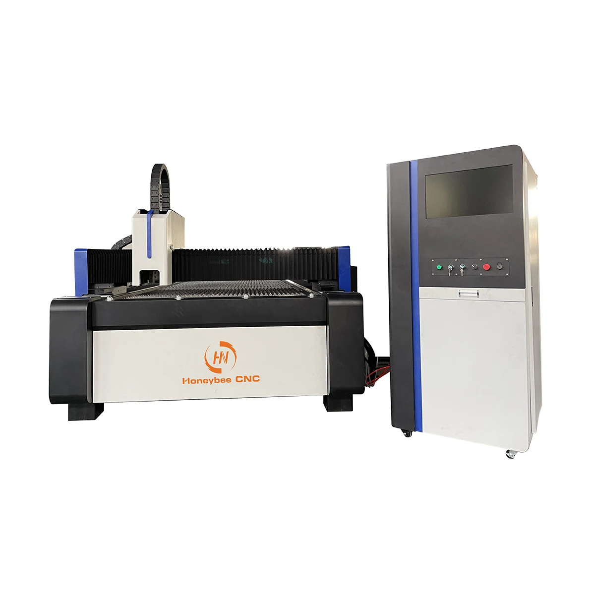 

Лазерный станок для резки металла 1500 Вт с водяным охлаждением, Cypcut, направляющие HIWIN, двигатели Fuji — высокая производительность