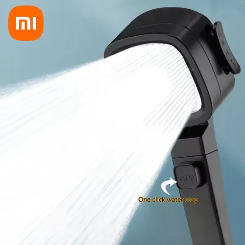 Cabezal de ducha de alta presión Xiaomi, juego de cabezales de ducha ajustables de 3 modos, baño inteligente 2026 ajustable, nuevos accesorios de ducha Mijia
