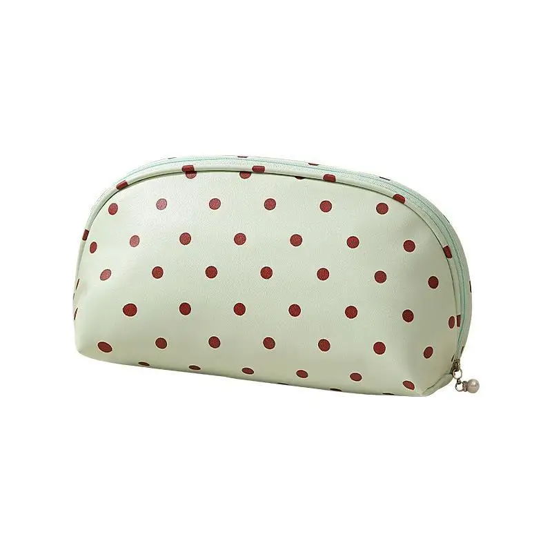1 Stück Reise-Organizer-Tasche für BHs und Socken, wasserdichte Tasche mit Punktmuster, Aufbewahrungstasche für Unterwäsche mit separaten Fächern. – Detail 5
