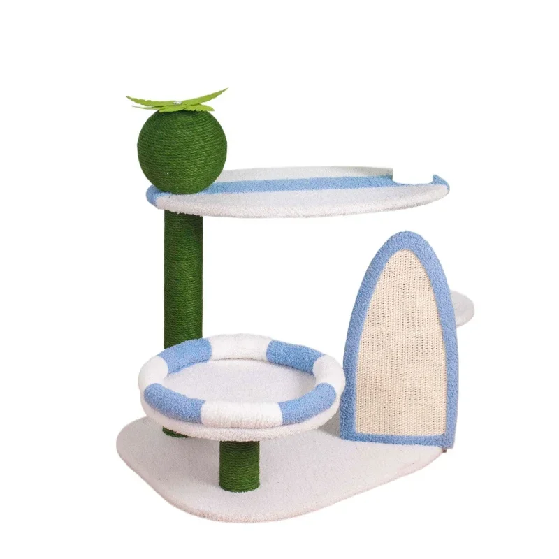 

*Coconut tree cat climbing frame is small does not occupy the area The cat shelf is a cat scratching column and a kitten toy