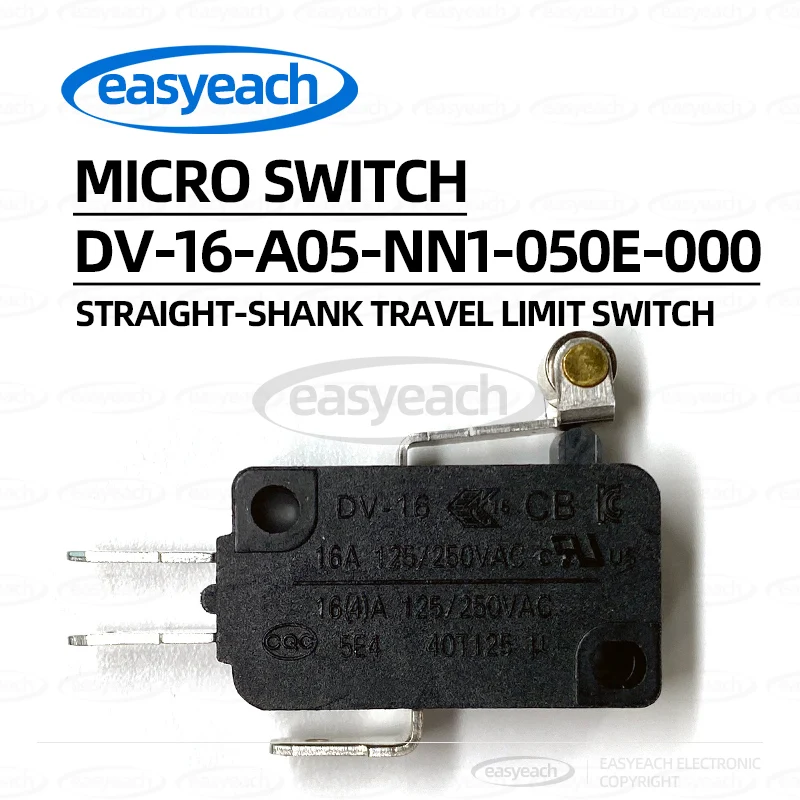 DV-16 Micro Switch DV-16-A05-NN1-050E-000 Compact Travel Button Limit Switch