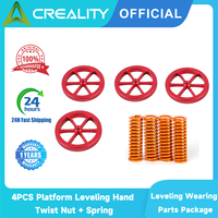 Creality Official 4PCS Platform Leveling Hand Twist Nut + Spring for Ender 3/3 Pro/3 V2 CR 3D Printer Heatbed Upgraded Parts