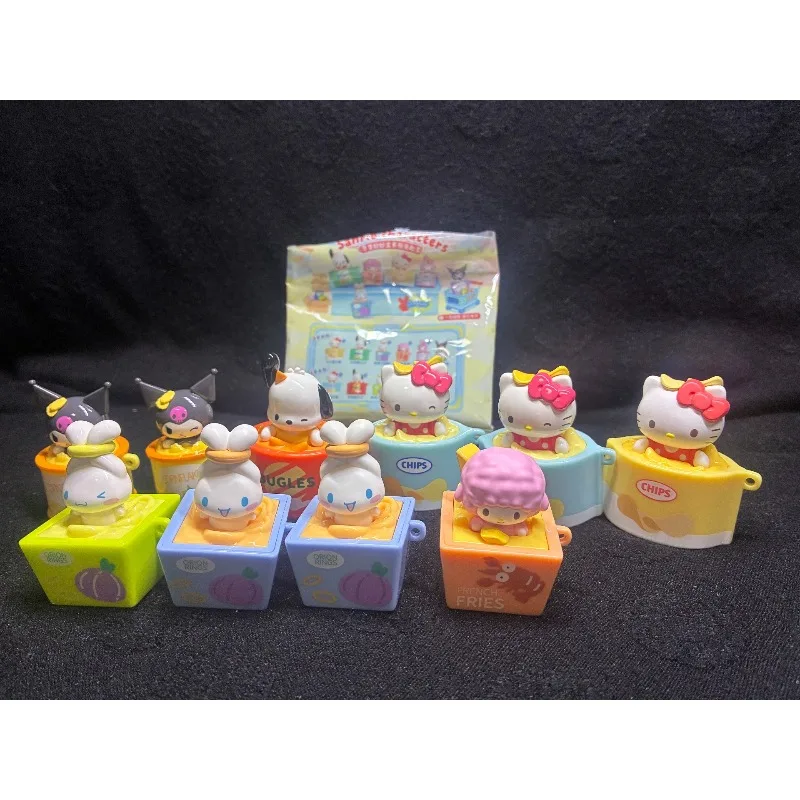 MOETCH Sanrio Characters Snack Box Mini Figure My Melody Kuromi Cinnamoroll  Pochacco Blind Box Collectible Cute Toy - view 5