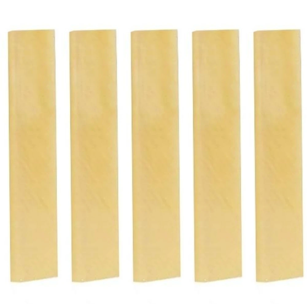 5X UNBLEACHED BLANK BONE knife scale handle Saddle longer for guitar ukulele 105x24x4mm luthier DIY