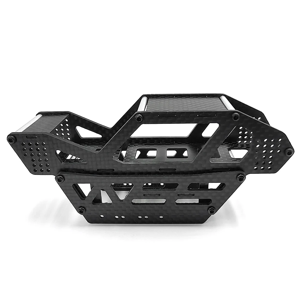 YEAHRUN Carbon Fiber & Aluminum Rock Buggy Frame Body Shell Roll Cage for Axial SCX24 Deadbolt Bronco C10 1/24 RC Crawler Car