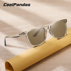 New Trend Square Sun Glasses Polarized Sunglasses Men Women Retro Brown Blue Ocean Lens Anti-Glare UV400 Lunette De Soleil Femme