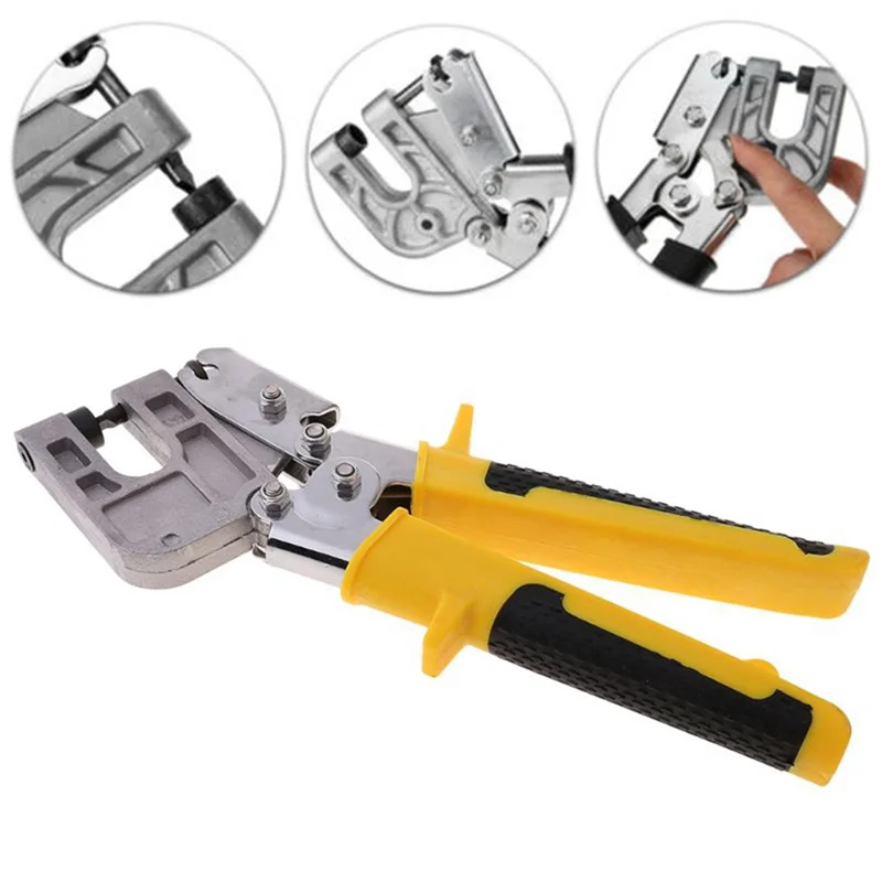 Le pinze a crimpare per perni le pinze per chiglia in alluminio con una sola mano vengono utilizzate per fissare gadget in metallo e strumenti di decorazione