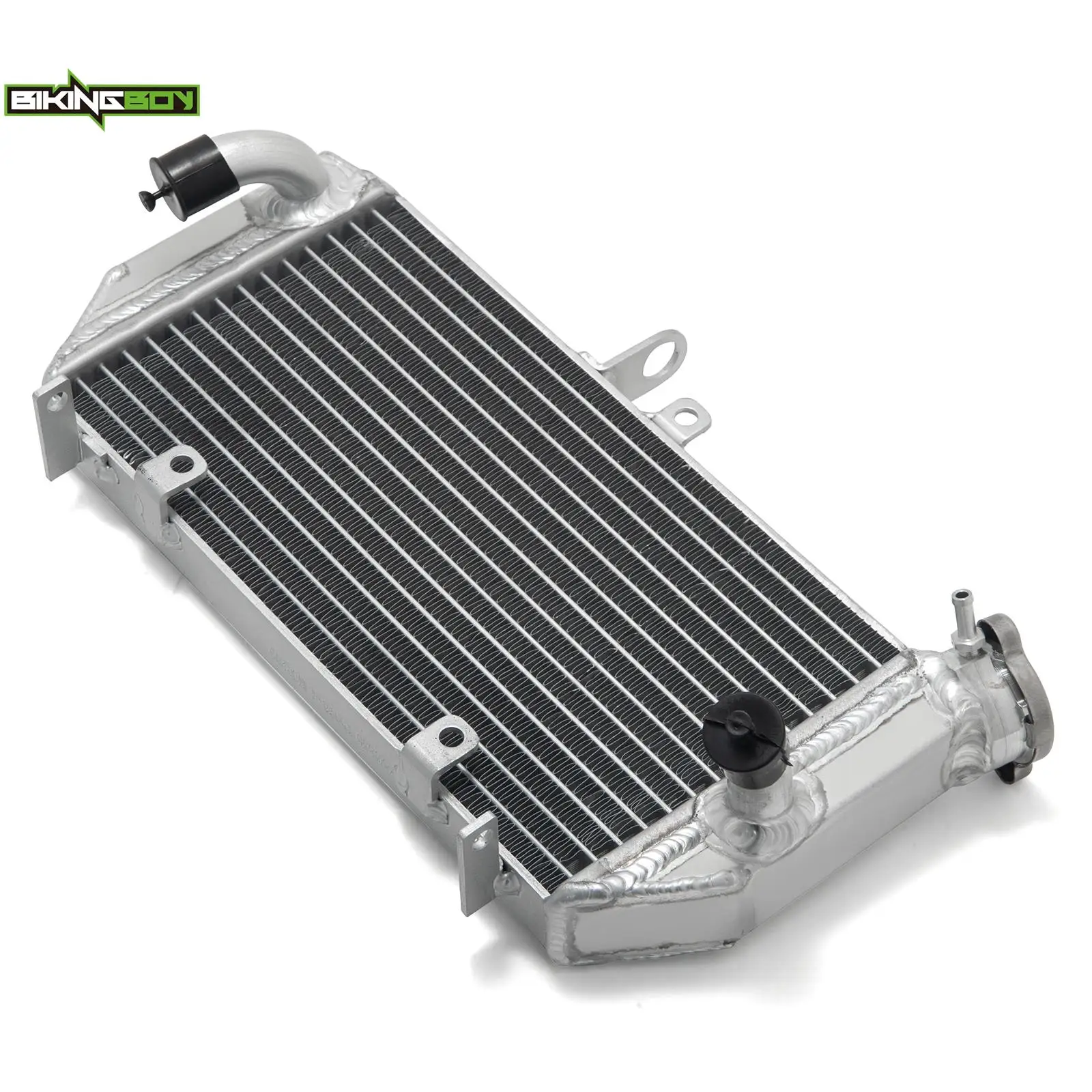 BIKINGBOY For Yamaha YZF R3 15 16 17 18 19 20 21 22 23 Engine Radiator Cooling Water Cooler Aluminium 1WD-E2461-00-00 Polished