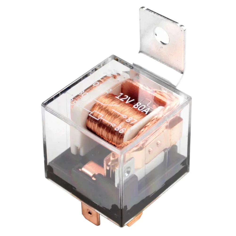 12V Relay Wiring Harness Kit for Vehicle Air Loudspeakers with Copper Wire and Fuse for Circuit Protection and Stability