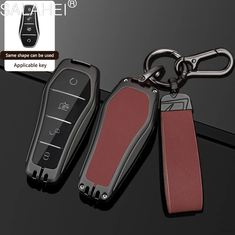 Car Key Fob Cover For BYD Song Pro Yuan Plus Seal U Sealion 6 7 Atto 3 Dolphin Mini Surf Seagull Case Keychain Auto Accessories