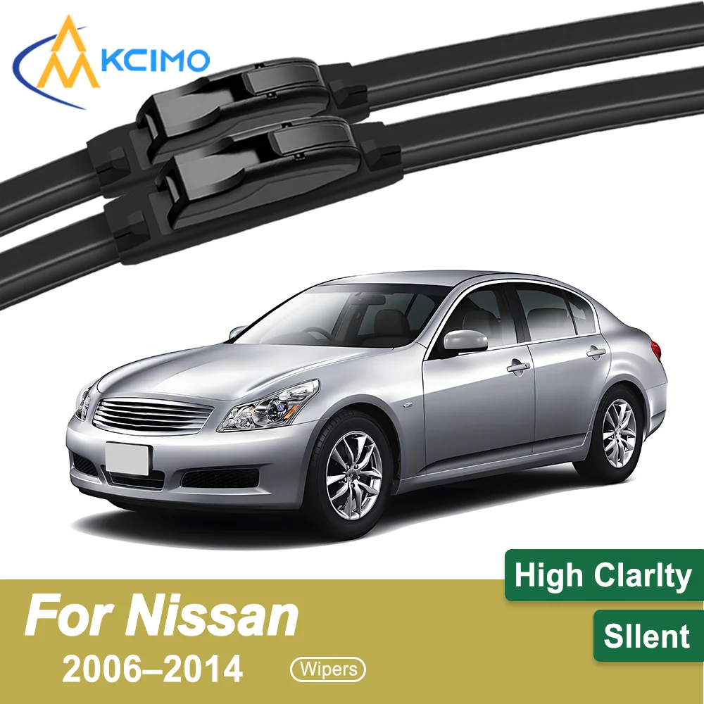 

Heavy-Duty All-Season Windshield Wiper Blades for Nissan Skyline V36 2006–2014 Reinforced for Dust Resistance Extended Life