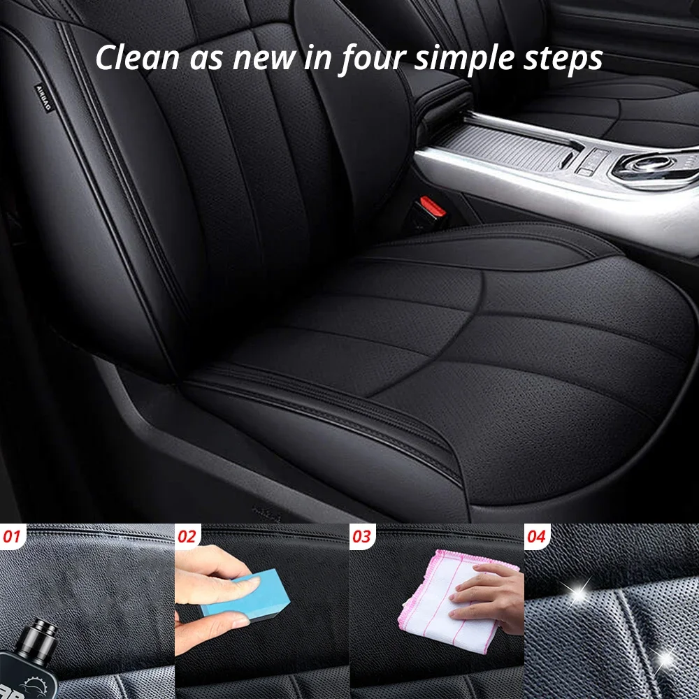 Car Restorer Agent 30/100ml Auto Plastic Leather Refurbishment Washable Interior Refresh Dashboard Surfaces Care Dustproof Tools