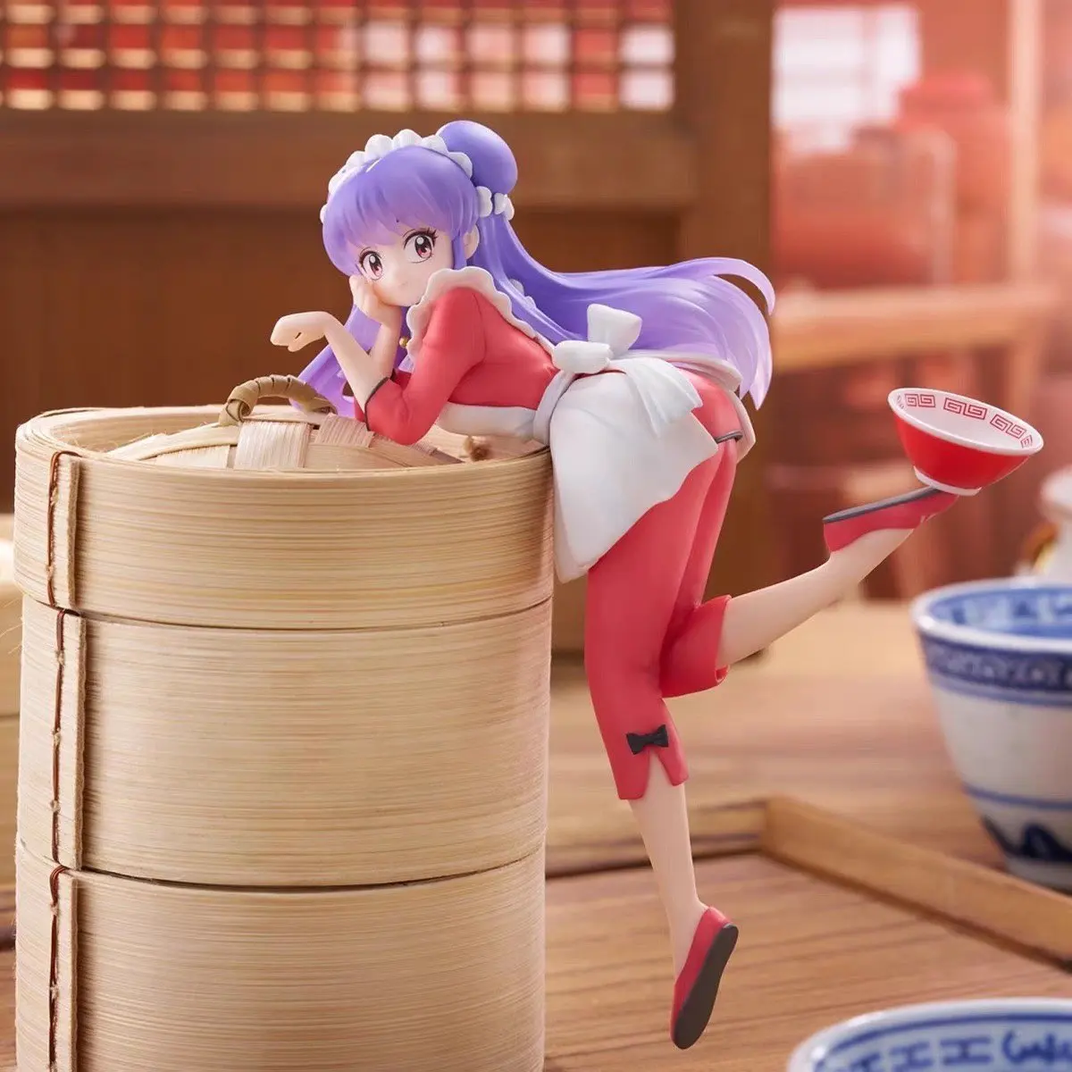 Furyu Ranma 1/2 Shampoo Noodle Stopper Anime Pvc Figure Model Original Decoration Collectible Figurine Toy Gift Toys view 2