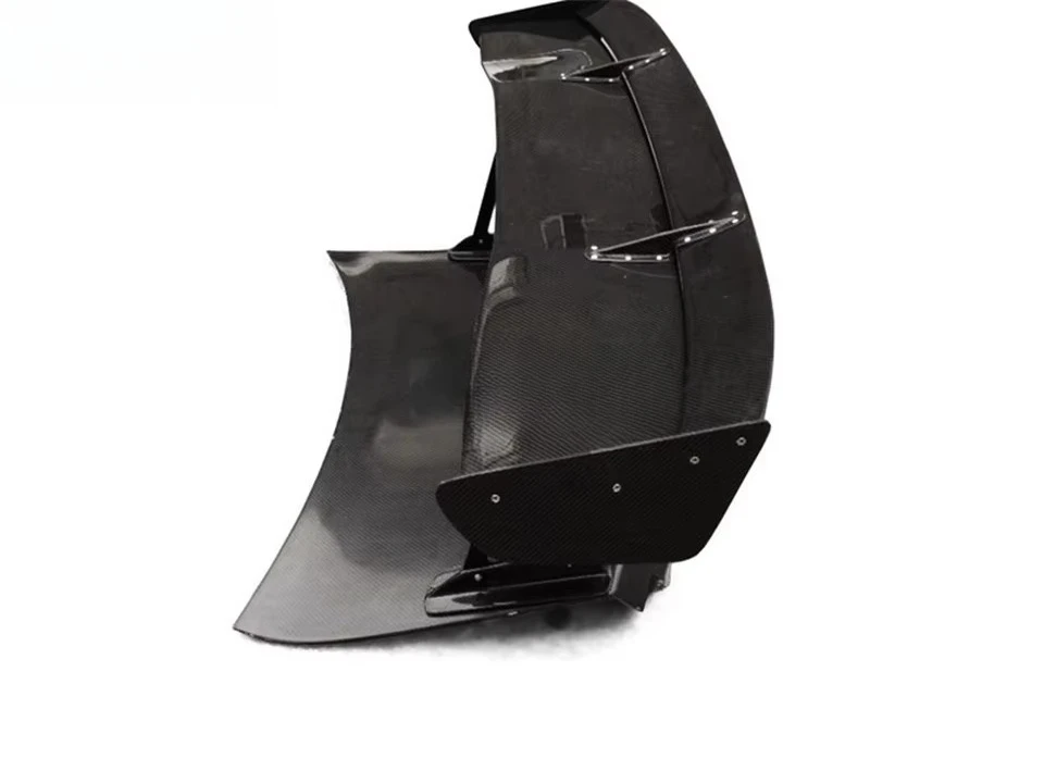 Carbon Fiber R35 1700mm Type-5 GT Rear Wing with Single Deck (Aluminium Stands 21cm/29cm/39cm Options)
