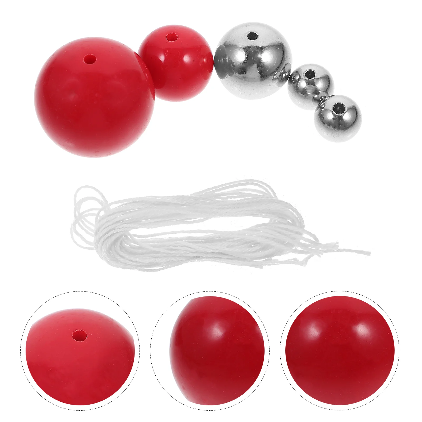 5 Pcs Mechanical Experiment Equipment Newton Balls Mechanics Experimental Plastic Pendulum Kit