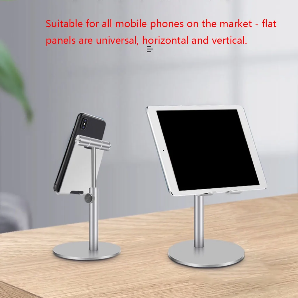 Aluminum Alloy Desk Desktop Phone Holder Cellphone Tablet Portable Adjustable Multi-Angle Desk Stand