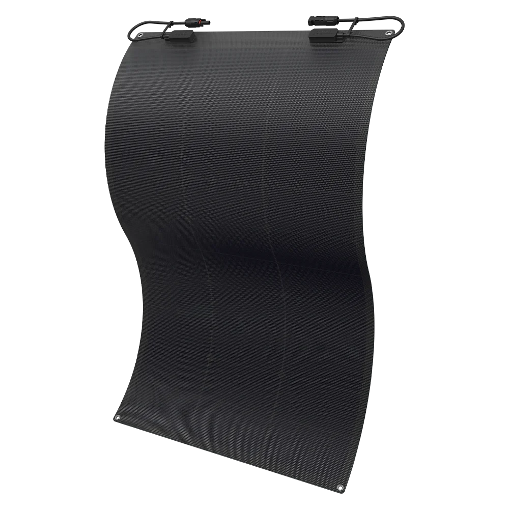 New Design 115W Anti-Crack HPBC ETFE IP67 Waterproof Full Black Flexible Solar Panel for Home Balcony & Boat Fast Dispatch Stock