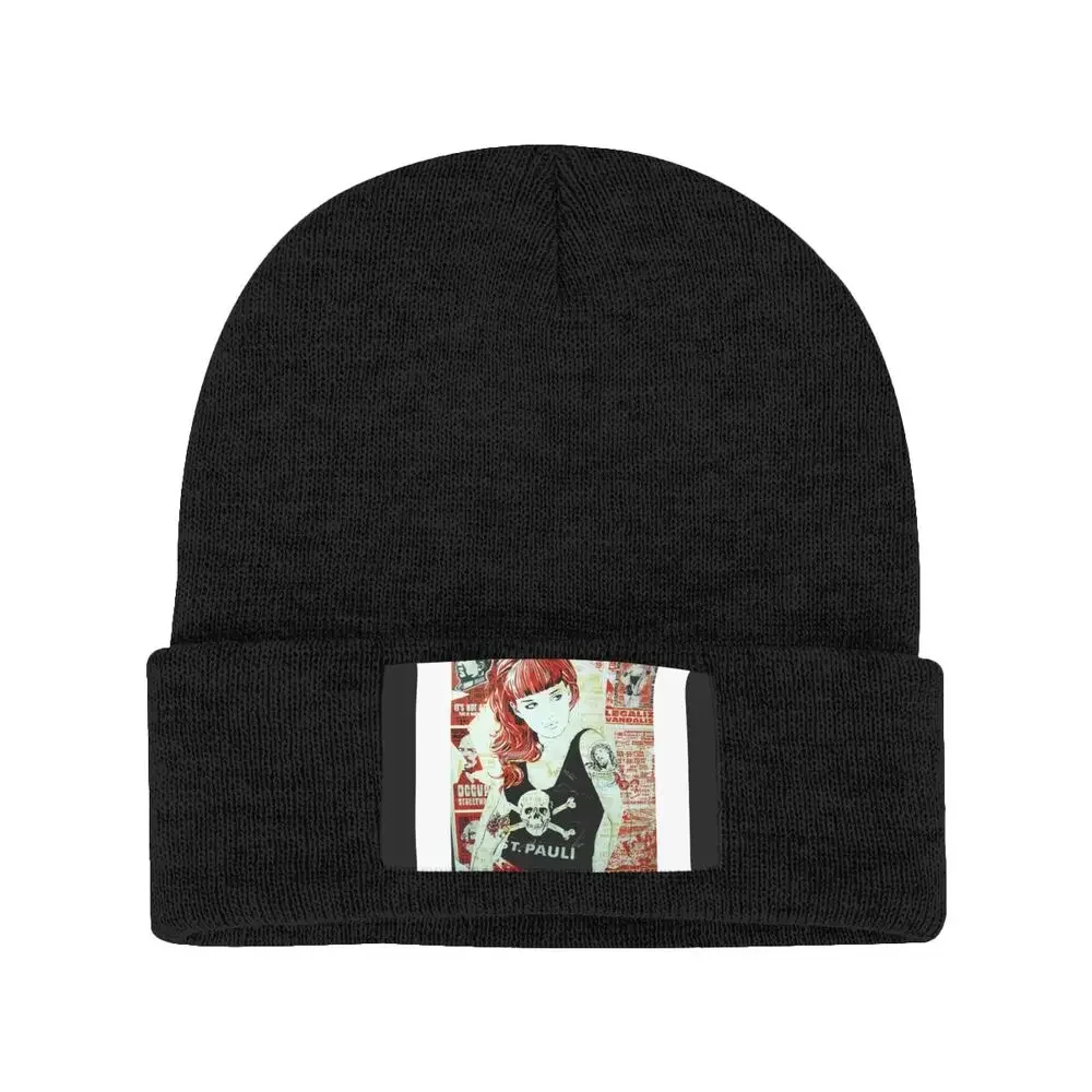 Ultras Sankt Pauli Germania-Ultras Knitted Beanie Hat Beanies Cap Winter Premium Comfortable