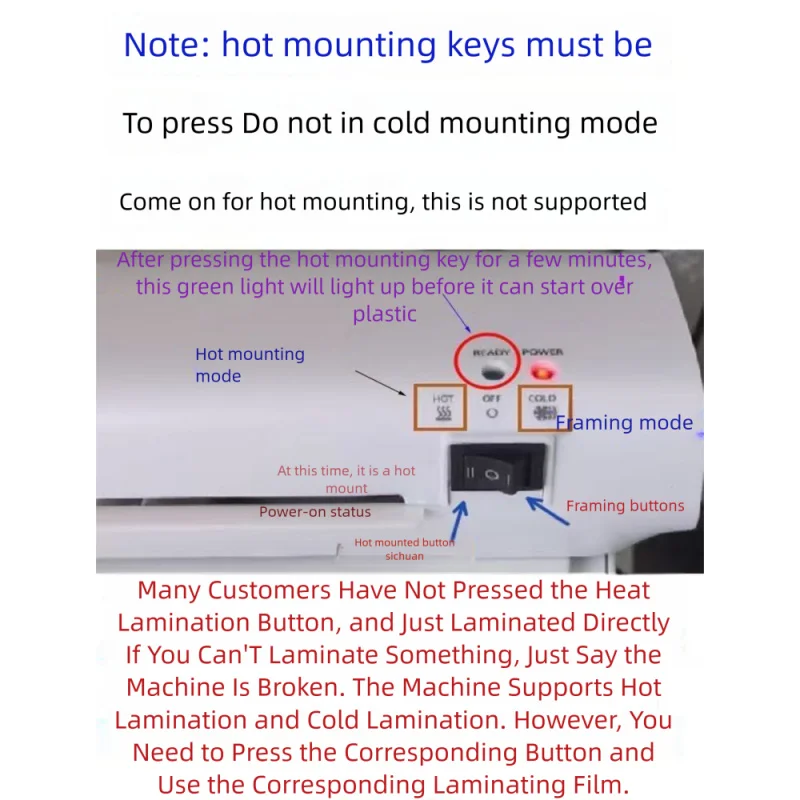 SL280 المنزل مكتب A4 المهنية آلة ختم البلاستيك الساخنة والباردة Lamming العالمي التسخين السريع صور وثيقة Laminat