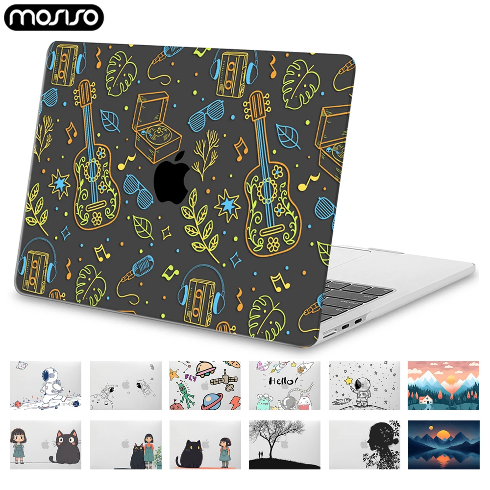 

Чехол с принтом для MacBook Air Pro Retina 11 12 13 14 15 16 дюймов M4 M3 M2 M1 A3240 A3241 A3401 A3186 A2337 A2338 A1466 A1502A1707