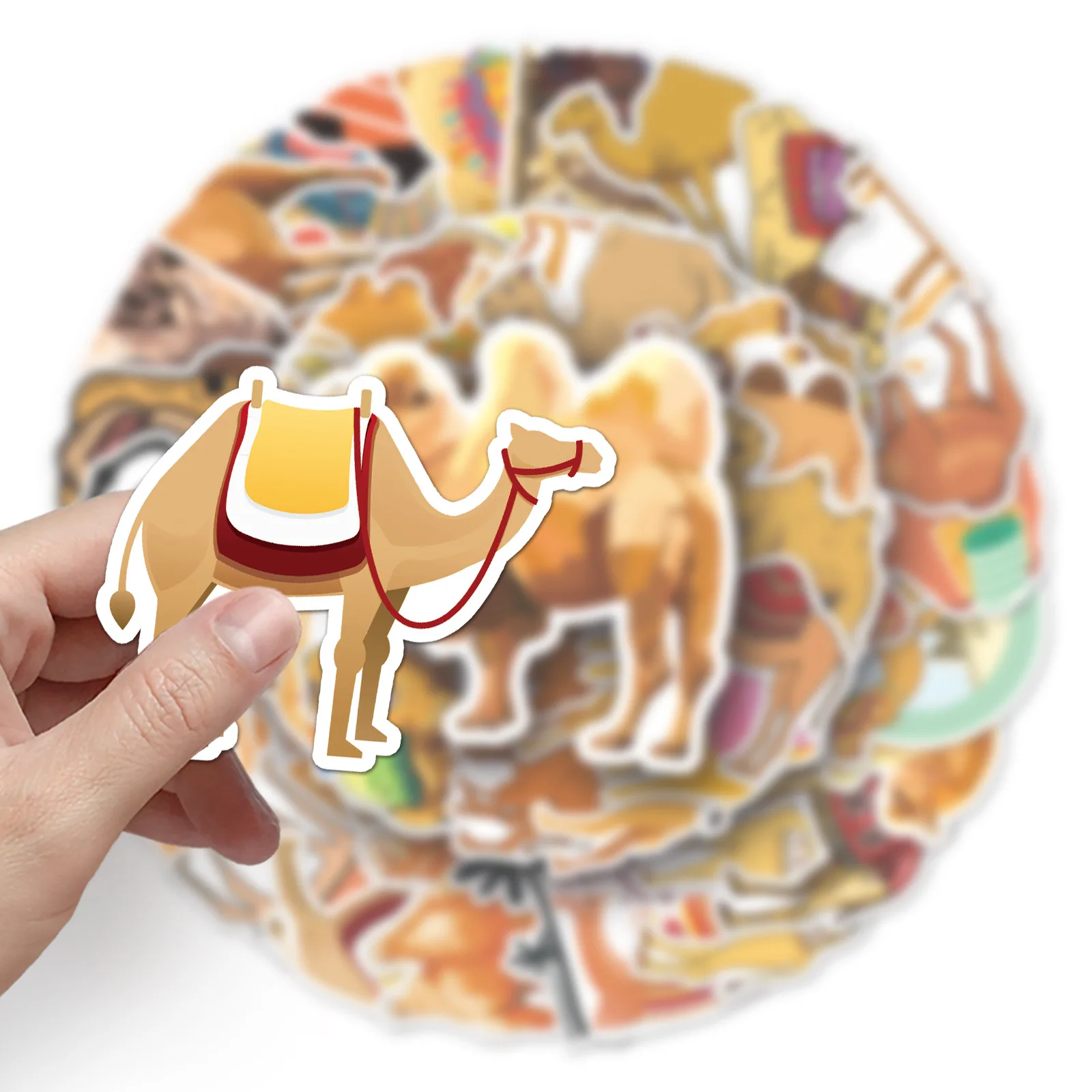 50Pcs Cartoon Camel Series Graffiti Stickers Suitable for Laptop Helmets Desktop Decoration DIY Stickers Toys Wholesale