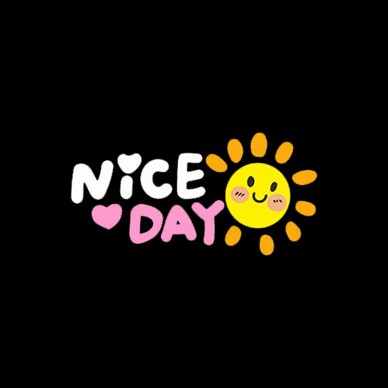 Sunflower Fun Nice Day Decorative Stickers for Cars Creative and Personalized Motorcycle Stickers Vinyl Decal Car Accessories view 4