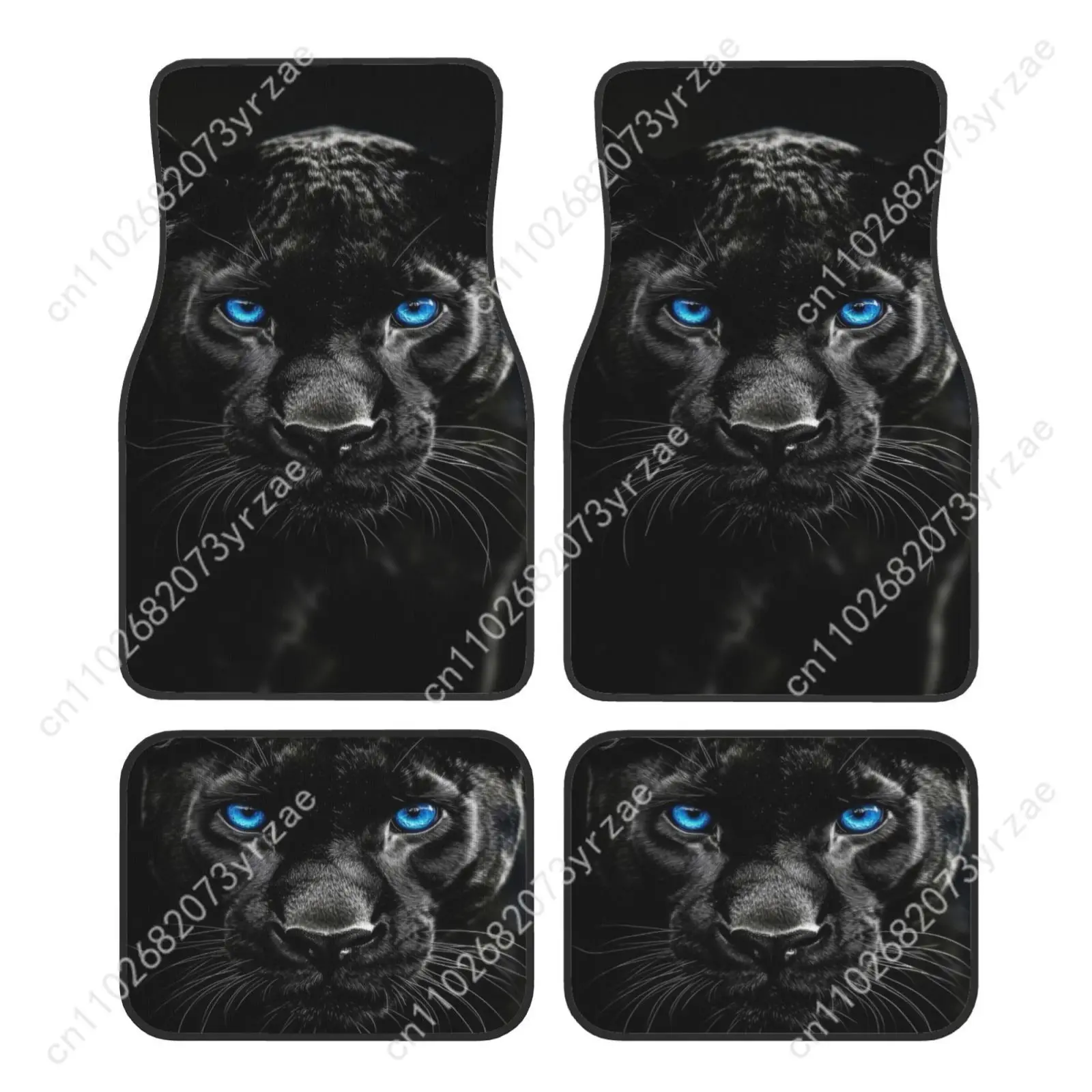 

Black Panther 4pcs Universal Car Floor Mats All-Season Fashionable Auto Interio Absorbent Non-Slip Washable Car Floor Mats