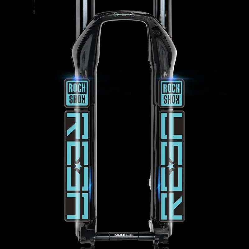 MTB Front Fork Stickers Road Bicycle Decals Racing Cycling waterproof Protect Colorful Film Kit Bike Accessories