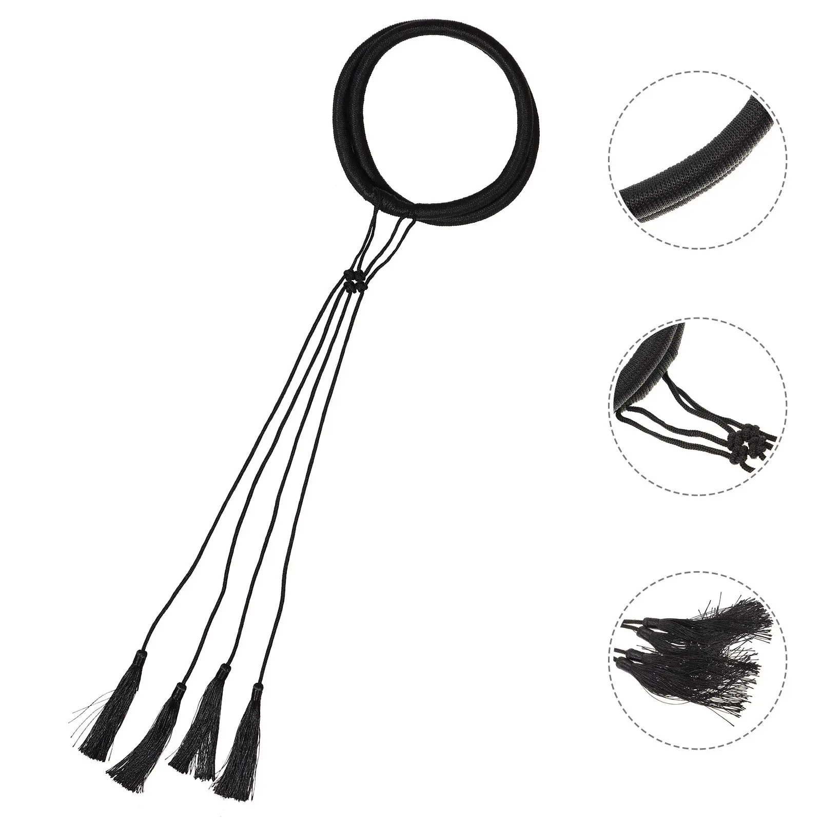 

Men Arab Headband Arab Head Scarf Polyester Vintage Tassel Costume Party Cosplay Halloween Mens Head Wrap Rope Accessories