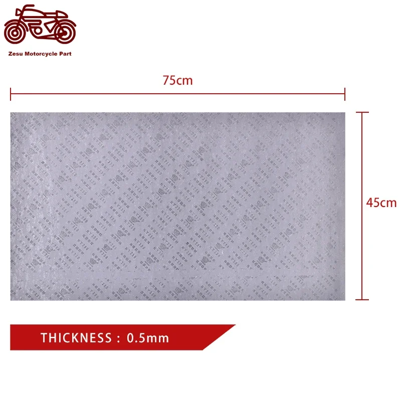 45x75cm 45 75 Universal Motor Bike Seal Without Oil Leakage Pad Gasket Paper For Yamaha Benelli Husqvarna Ducati Aprilia Hyosung