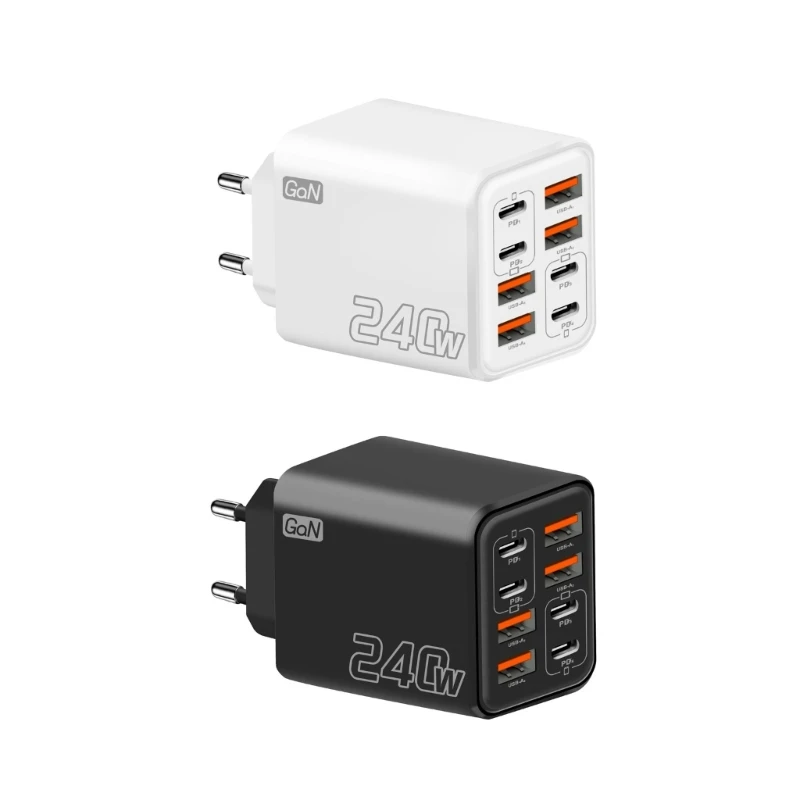U55C Powerful 240W With 8 Outputs Fast Charging For Multiple Devices Lightweight And Portable
