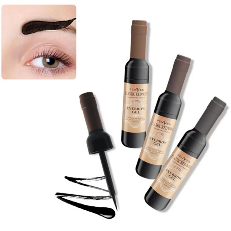 Colore naturale henné sopracciglio Gel crema donne trucco sopracciglia tintura tinta sopracciglia impermeabile tatuaggio penna pennello Kit cosmetici