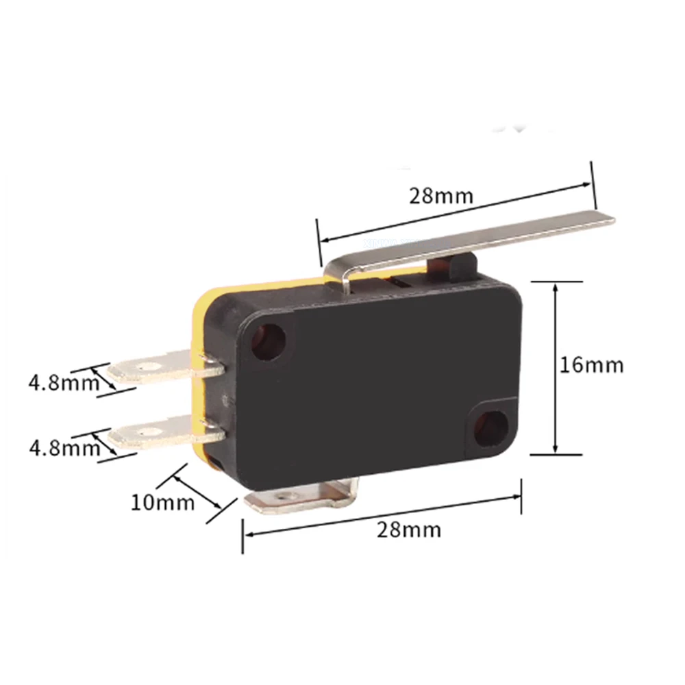 10pcs Self Reset Micro Switch Microswitch For Happ Style Joystick Zippy Replacement Push Button Controller Arcade Game Diy