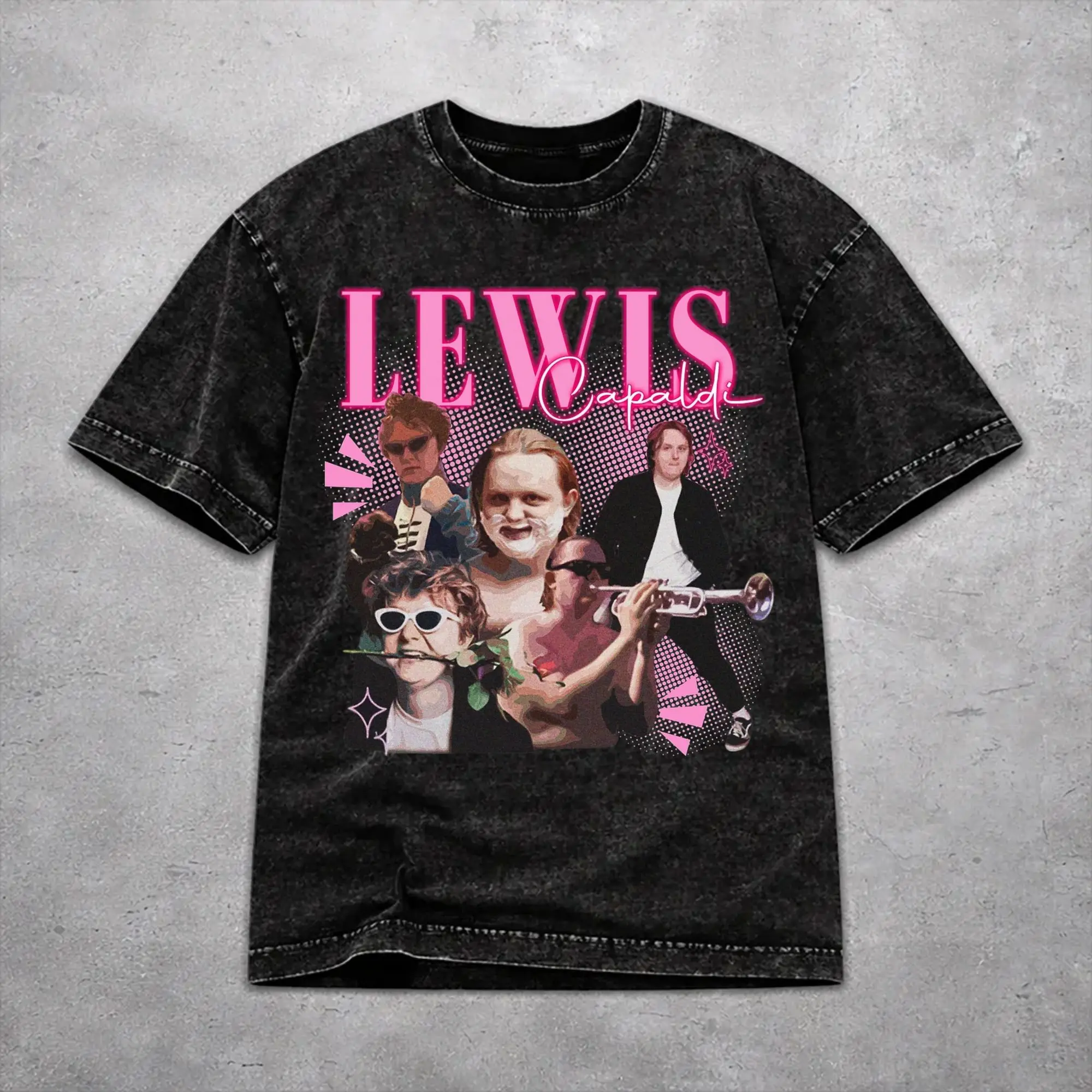 Lewis Capaldi Tour 2026 Shirt Harajuku Style For Men Women Cotton T-Shirts Tee Clothes