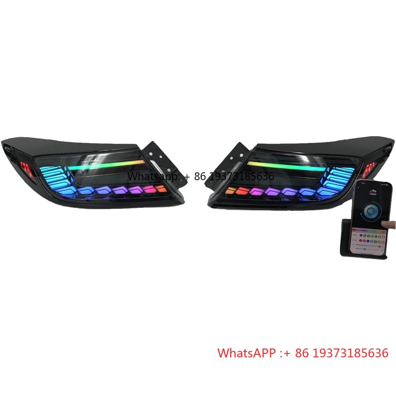 

Archaic RGB LED Rear Light Colo-ul Startup Sequential Signal Taillights for Toyota 86 GR86 2022-UP Scion FR-S Subaru BRZ Lights