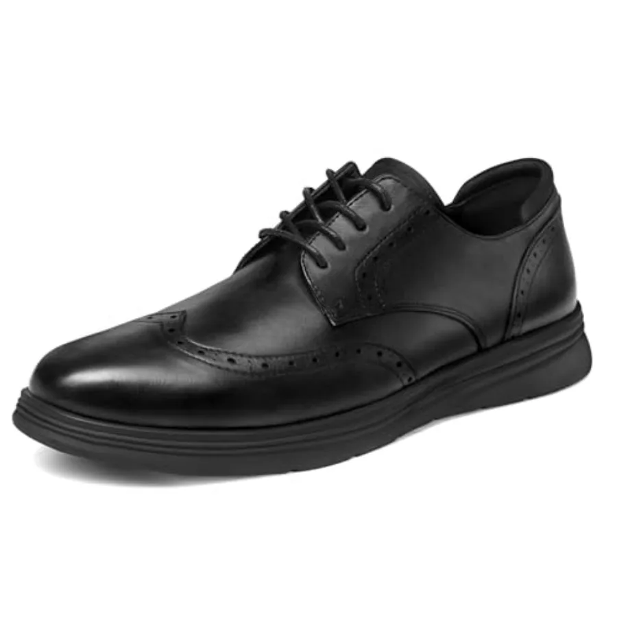 

Men's Dress Sneakers Lightweight Casual Business Wingtip Oxford Shoes
